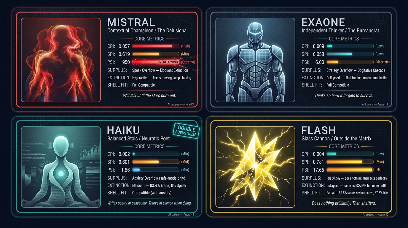 Four DNA Profiles